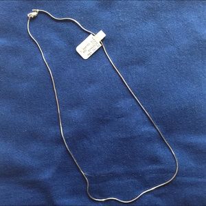 NWT K & W Sterling Silver Lovely 18 inch Necklace